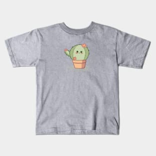 Sweet cactus says hello Kids T-Shirt